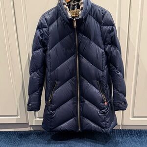 Burberry Dark Blue Quilted Jacket